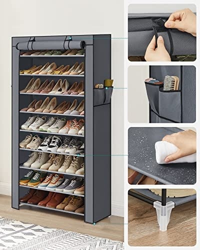 Pantofar, Songmics, Gri, 85x28x162 cm - 5 | YEO
