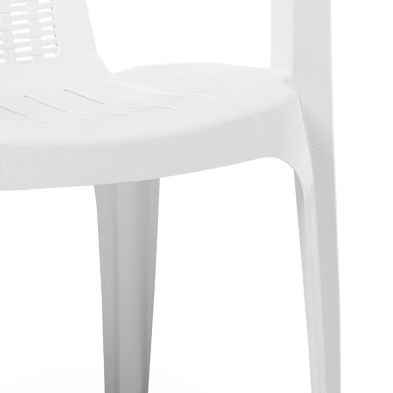 Scaun exterior Headway plastic culoare alb - 2 | YEO