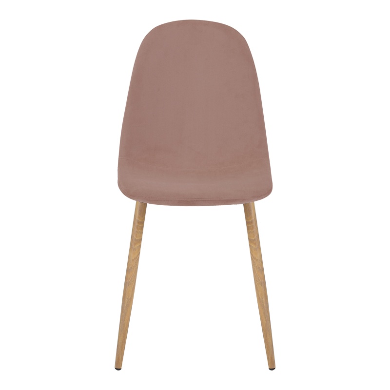 Scaun Model Bella, Rose/Natur, 43x52x88 cm - 4 | YEO