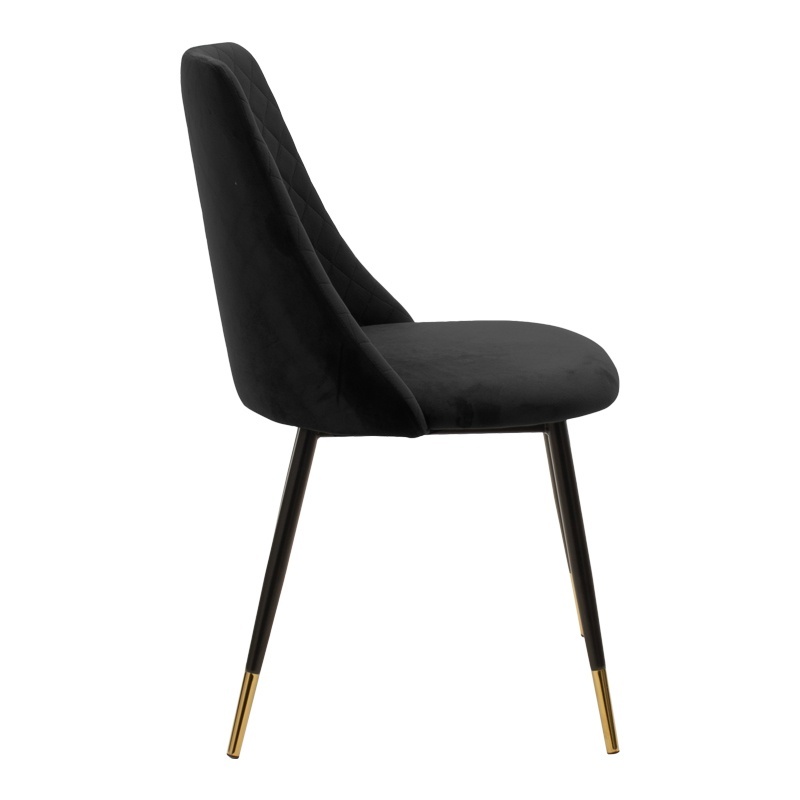 Scaun Model Giselle, Negru, 51x52x82 cm - 2 | YEO