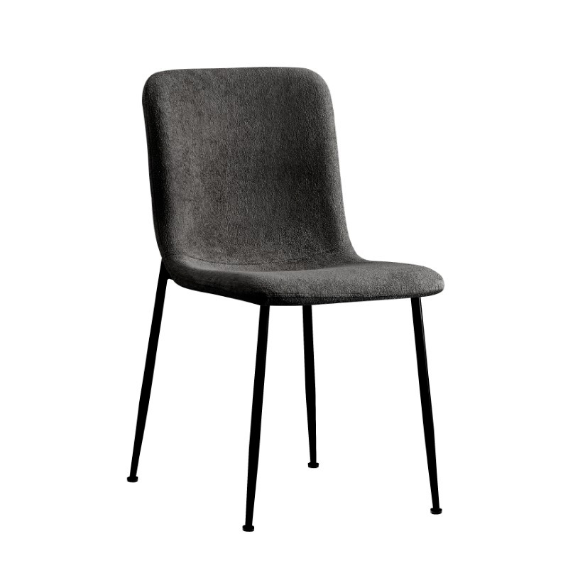 Scaun Model Gratify, Gri inchis/Negru, 43x56x83 cm