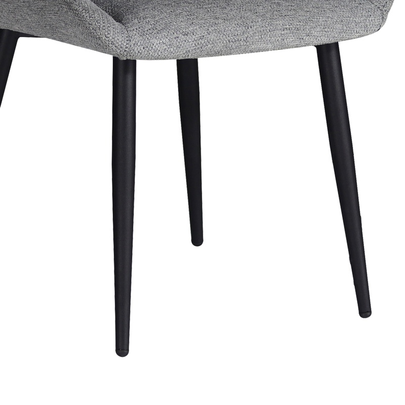 Scaun Model Loukrizia, Gri deschis/Negru, 56x63.5x82 cm - 3 | YEO