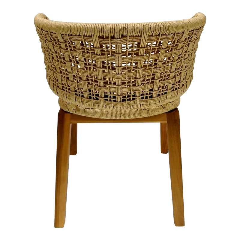 Scaun Model Milou, Natur, 59x65x73 cm - 4 | YEO