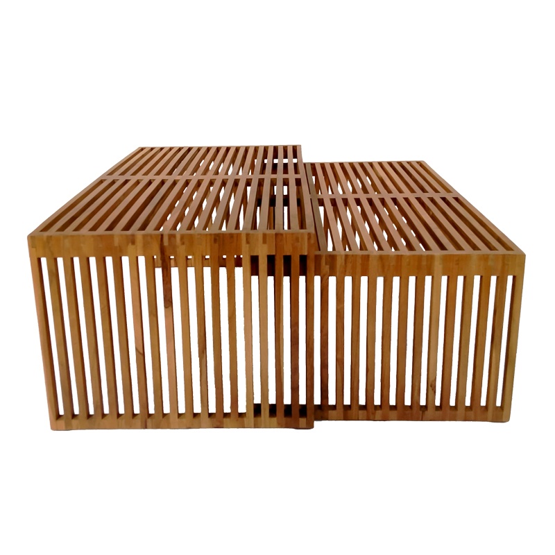 Set 2 Masute de Cafea Model Tinnie, Natur - 2 | YEO