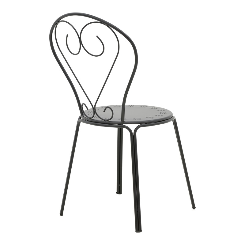 Set masă și scaune de exterior, 3 Piese, Model Vergo-Chari, Negru - 2 | YEO