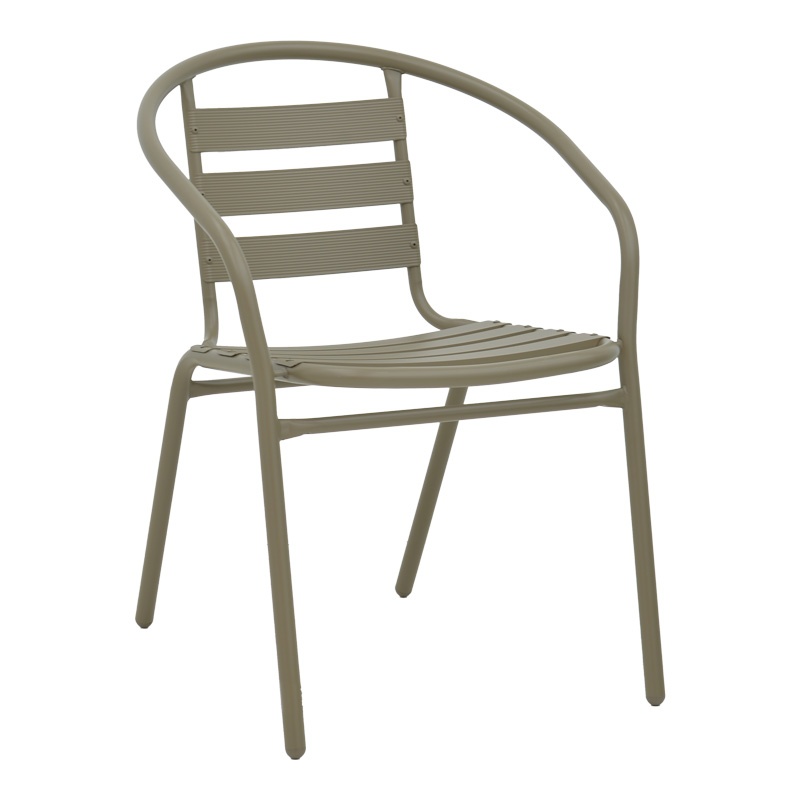 Set masă și scaune de exterior, 3 Piese, Model Watson-Tade, Champagne, D60x70 cm - 1 | YEO