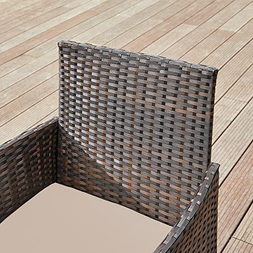 Set mobilier de gradina, Songmics, Maro, 58x49x85 cm - 3 | YEO
