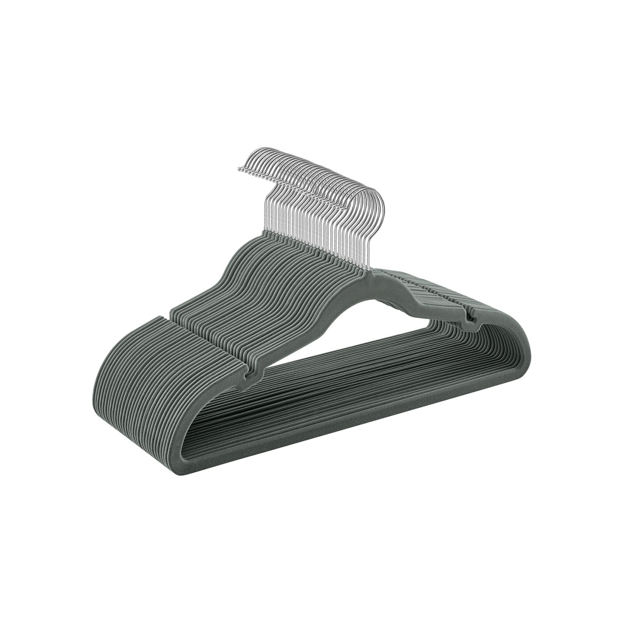 Set umerase de catifea Songmics Gri 43x22x0.6 cm - 1 | YEO