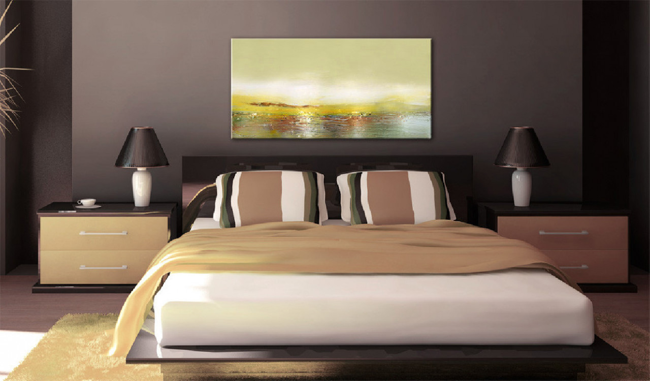 Tablou pictat manual - Oncoming wave 120x60 cm - 1 | YEO