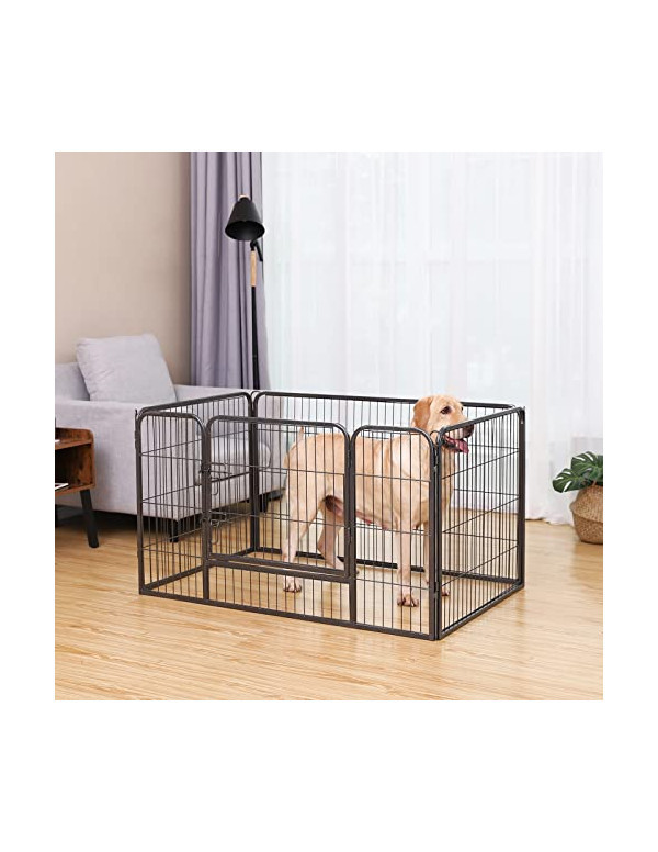 Tarc pentru animale de companie, Feandrea, PPK04GY, Gri, 120 x 70 x 80 cm - 1 | YEO