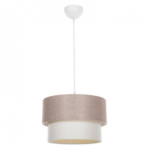 Lustra cu o singura lumina PWL-1194, E27 bej, 30x72 cm