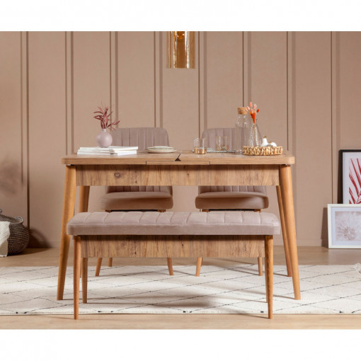 Set Masa si Scaune 4 Piese Vina - Atlantic Pine