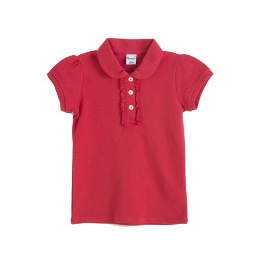 Tricou polo fete rosu Newness