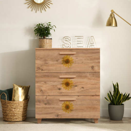 Comoda Model Leva V8, Pin, 80x43x95 cm