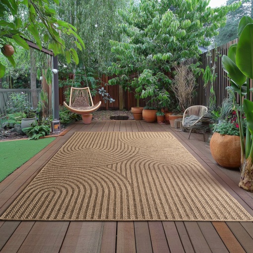 Covor Timber V1 Bej, 140 x 200cm