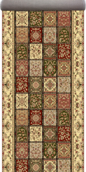 Covor Traversa Lotos Timbre, Bej 80x1000 cm, 1800 gr/mp