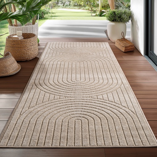 Covor traversa Nova V1 Bej, 80 x 150 cm
