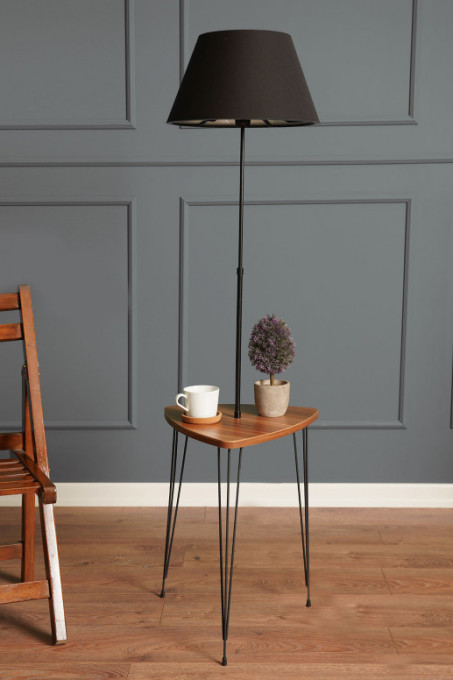 Lampadar TM2002-01 Negru Nuc