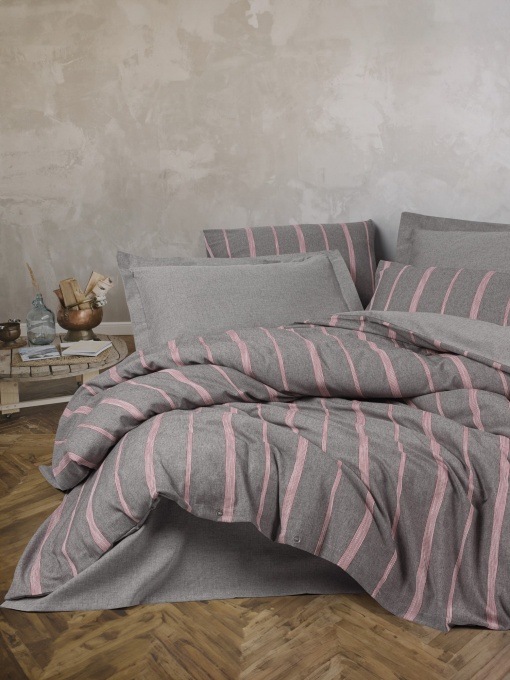 Lenjerie de pat dublu Model Barisan Grey