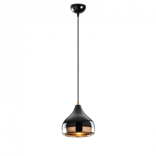 Lustra cu o singura lumina PWL-0068, E27 negru-bronz, 17x112 cm