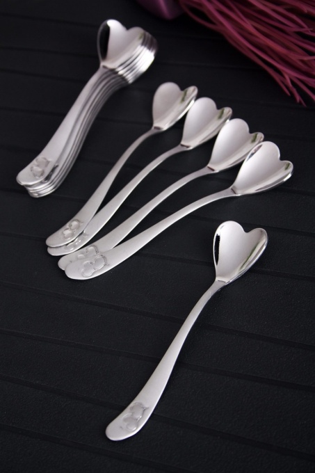 Set linguri, 12 bucati OZD Argintiu 11 cm