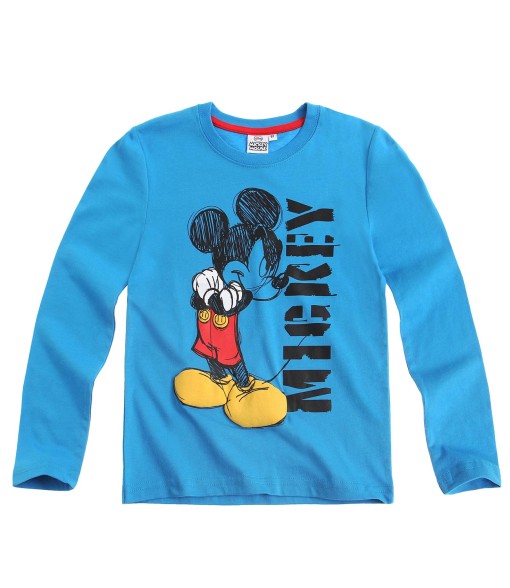 Tricou albastru cu maneca lunga Mickey Mouse