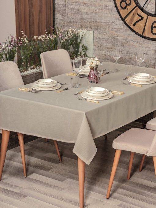 Fata de Masa Model Plain 220 Beige