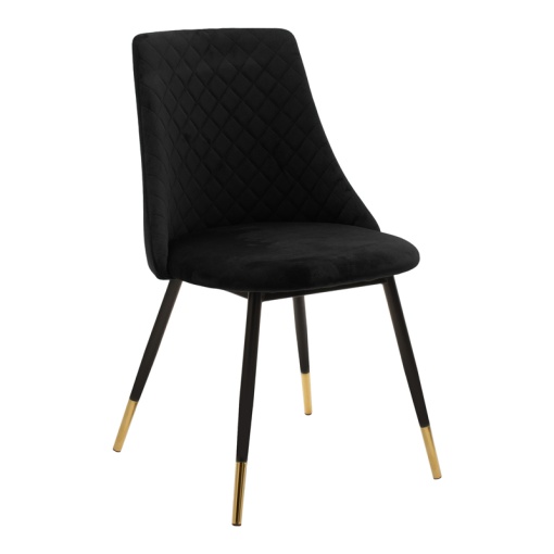 Scaun Model Giselle, Negru, 51x52x82 cm