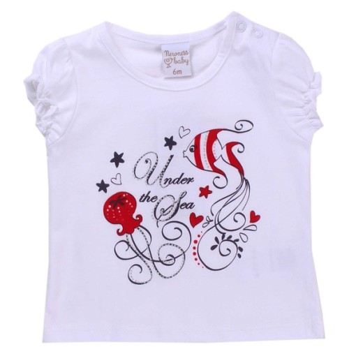 Bluza bebe cu maneca scurta Newness