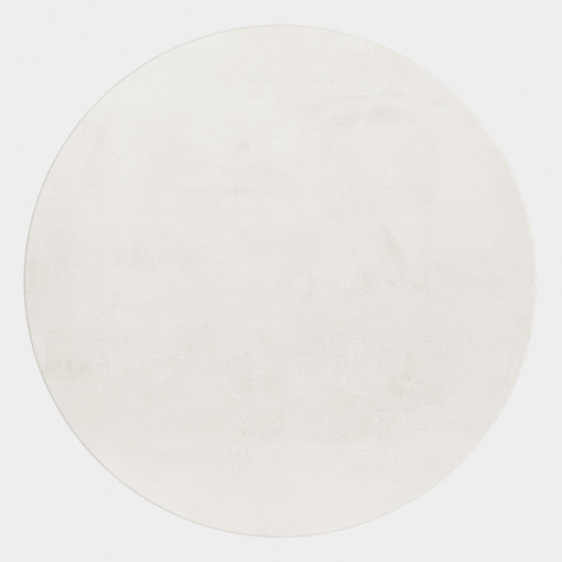 Covor Pouffy V1 Crem 120 x 120cm
