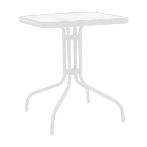 Masa de Gradina Model Watson, Alb, 70x70x70 cm