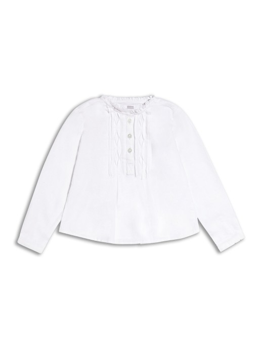 Bluza alba cu nasturi Sugar Squad