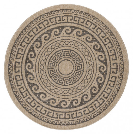 Covor Comilla Negru V2 160x160 cm