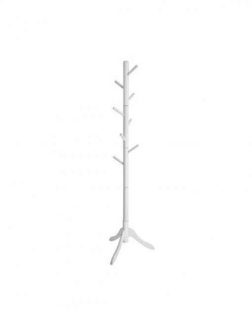 Cuier tip pom Model Winters, Alb, 47x47x175 cm