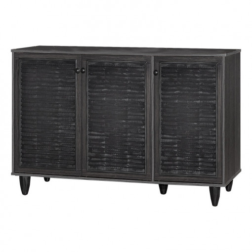 Dulap Pantofi Model Nathalia III, Wenge, 105x35x66 cm