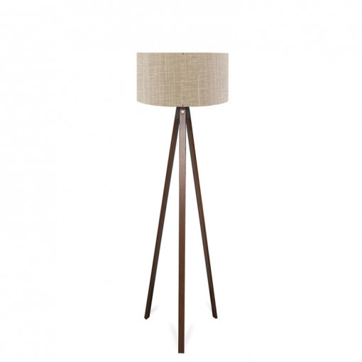 Lampadar PWL-1059, E27 bej-nuc, 38x140 cm