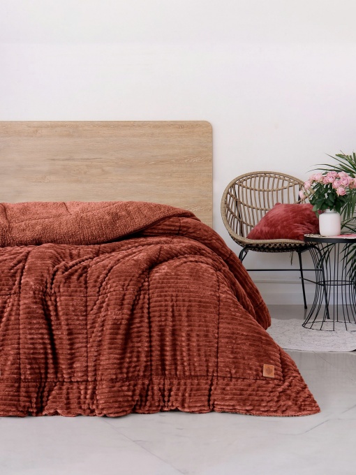 Pilota pentru pat 1 Persoana Model Wave Cinnamon