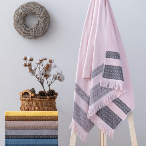 Prosop Twins Roz 75x150 cm (Bumbac 100%)