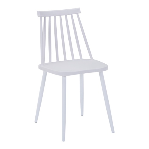 Scaun Model Aurora, Alb, 43x48x79 cm