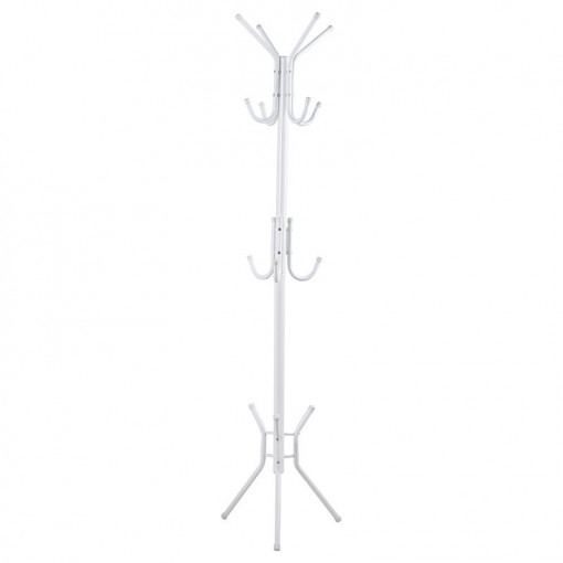 Cuier tip pom Model Piero, Alb, 44x44x181 cm