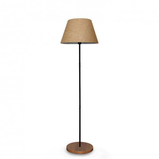 Lampadar PWL-1082, E27 bej-negru-nuc, 36x145 cm