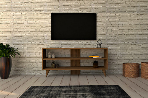 Comoda TV Salvador, Model One, 120x50x29.6 cm, Nuc