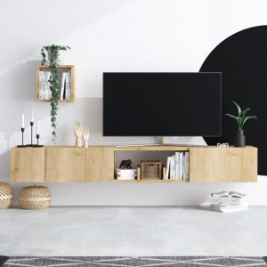 Ansamblu Comoda TV Avior Sapphire Oak - Img 3