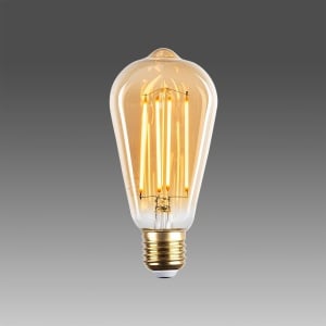 Bec cu LED OP Galben deschis 6.4x6.4x14.2 cm - Img 1