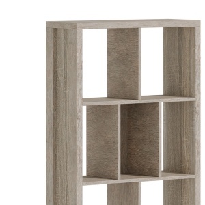 Bibliotecă Dividre, stejar sonoma, 80x30x181 cm - Img 4