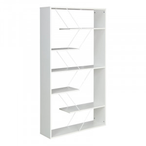 Biblioteca Pako World, Model Tars, 168x24x157 cm, Gri/Alb - Img 3