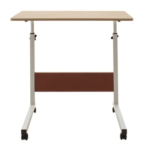 Birou ajustabil Pako World, model Piper, 60x69-90x40 cm, Stejar/AlB - Img 4