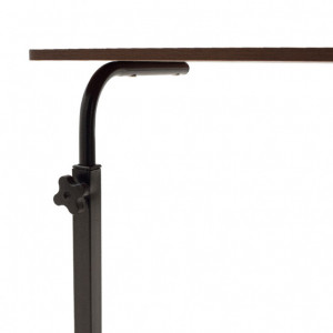 Birou ajustabil Pako World, model Piper, 60x69-90x40 cm, Stejar inchis/Negru - Img 5