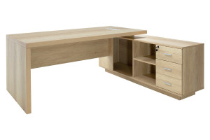 Birou executiv Minimal pe colt dreapta 200x170x75cm - Img 2
