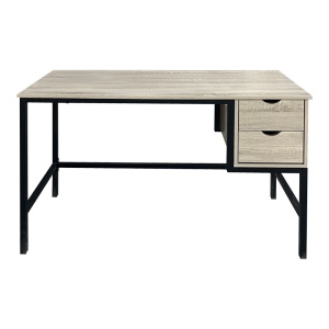 Birou Model Ramen, Negru/Stejar sonoma, 120x48x76 cm - Img 2